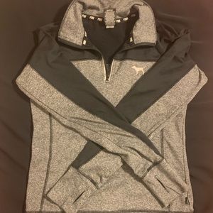 Pink athletic zip up